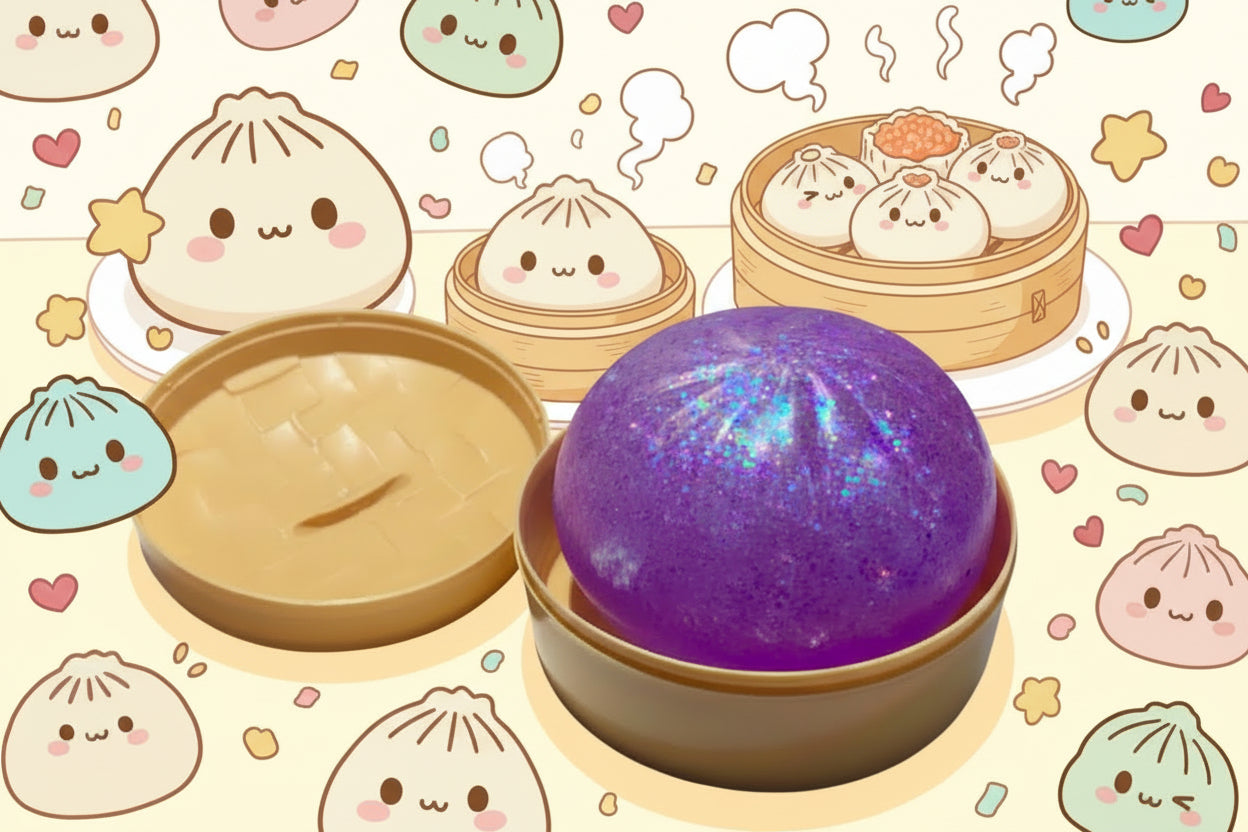 SquishyCloud Big Mystery Metallic Siopao with Orbeez