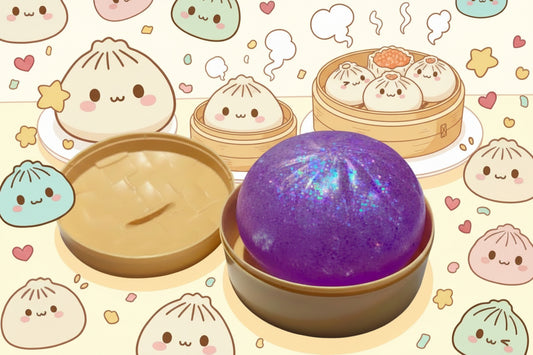 SquishyCloud Big Mystery Metallic Siopao with Orbeez