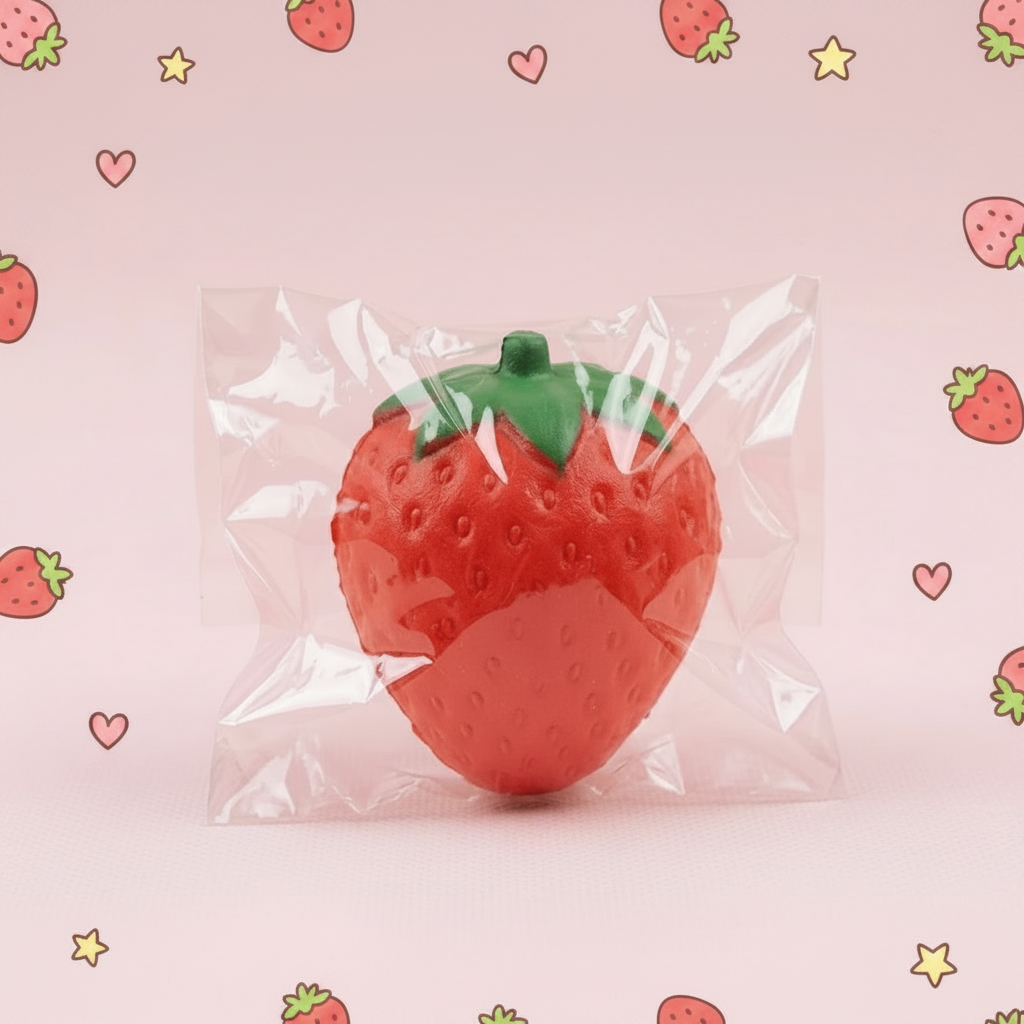 SquishyCloud Strawberry Squishy